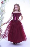 Платье бальное бордовое; Артикул Б18