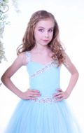 Платье бальное голубое; Артикул Б47