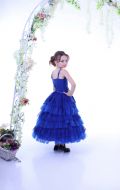 Платье бальное синее; Артикул СМ120