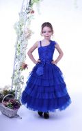 Платье бальное синее; Артикул СМ120