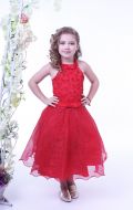 Платье бальное красное; Артикул К10