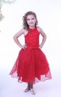 Платье бальное красное; Артикул К10