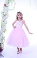 Платье бальное розовое; Артикул СМ40