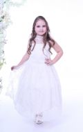 Платье бальное молочное; Артикул СМ14