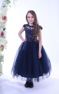Платье бальное синее; Артикул СМ11