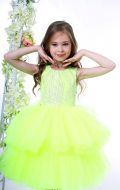 Бальное платье "Лимонная фантазия"
